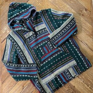 Colorful Tribal Poncho
